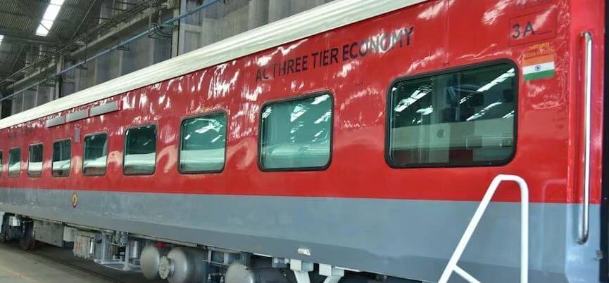 Indian railways : रेल यात्रियों को मिली बड़ी राहत ,एसी 3 टियर इकोनोमी क्लास का किराया हुआ कम