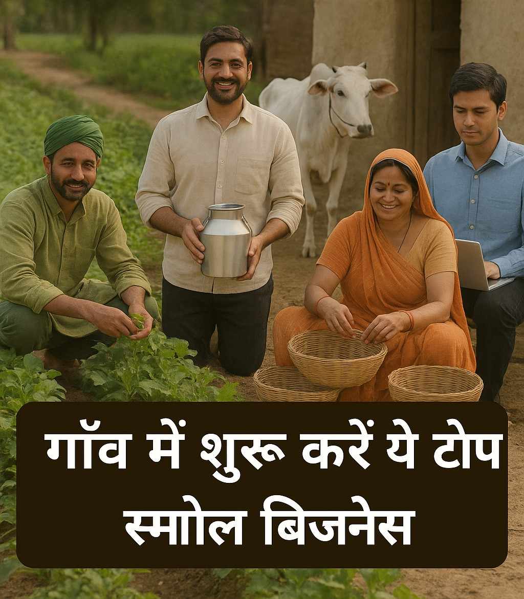 गाँव में शुरू करें ये टॉप स्मॉल बिजनेस – कम लागत, बड़ा मुनाफा