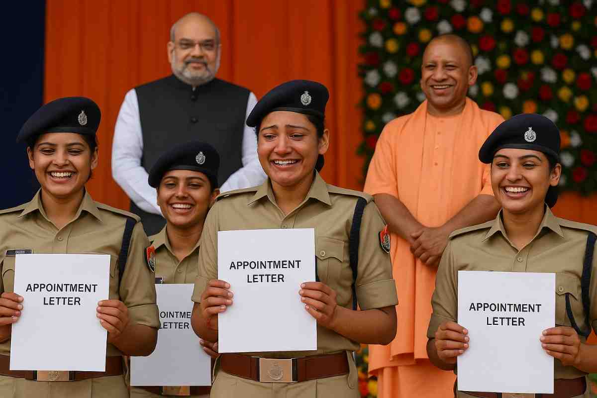 लड़कियों की आँखों में दिखी चमक, कहा — सीएम योगी की पारदर्शी नीति से बनीं देश की सिपाही