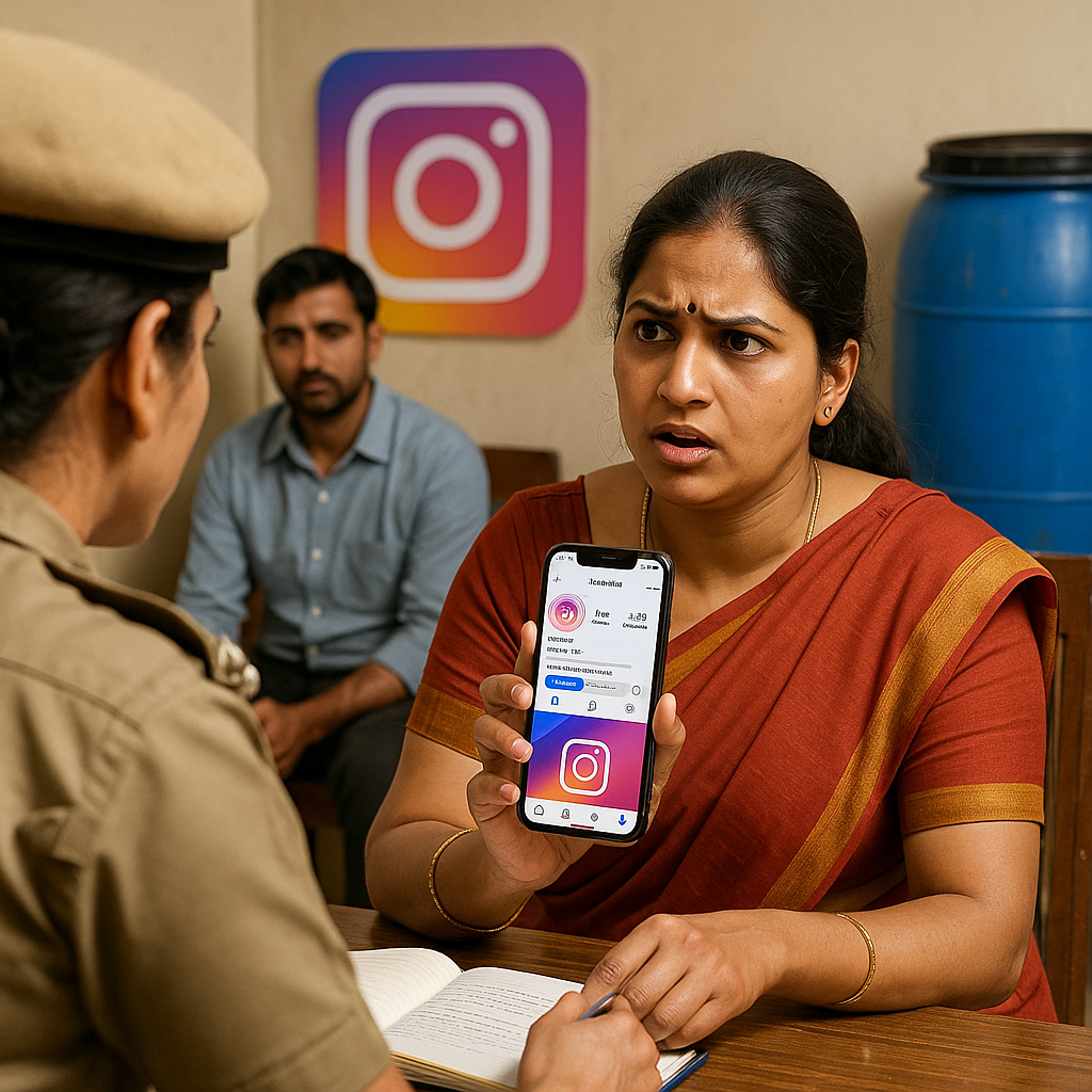 हापुड़ से अजीबो-गरीब मामला: सोशल मीडिया रील्स ने पति-पत्नी के रिश्ते में मचाया भूचाल! हापुड़ से अजीबो-गरीब मामला: सोशल मीडिया रील्स ने पति-पत्नी के रिश्ते में मचाया भूचाल!
