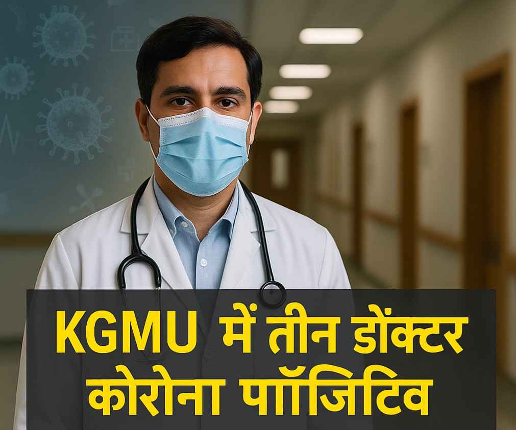 यूपी में कोरोना का फिर कहर, KGMU के तीन डॉक्टर समेत 10 लोग संक्रमित — बच्चों तक पहुंचा संक्रमण