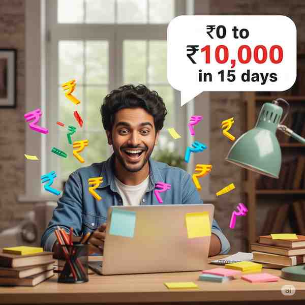 ऑनलाइन पैसे कमाने के तरीके – 15 दिन में ₹10,000 कमाएं